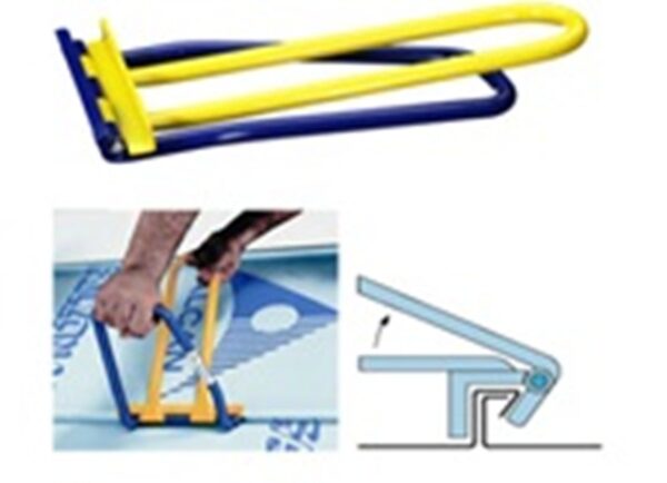 Single Lock Hand Seamer (Jaw Width 8 1/2'', Length 15'')