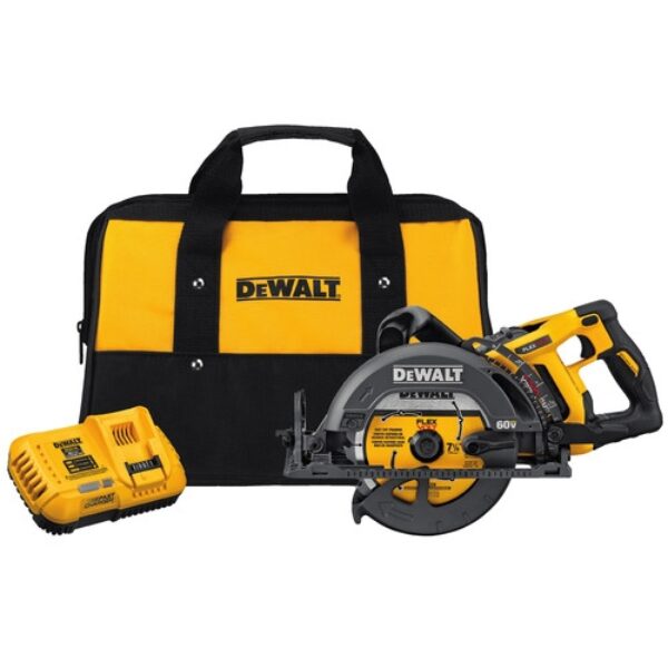 DEWALT FLEXVOLT SAW KIT 60V MAX* 7-1/4" Worm Drive Style Saw Kit