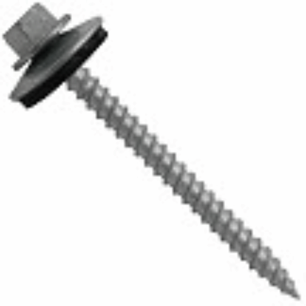 METAL ROOF "reGrip" screws -2.5" GALVANIZED/ZINC 5/16" Hex Head Roof Screws 250 pcs