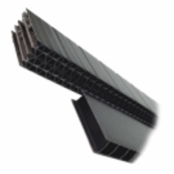 StormStop Quarrix Plastic Furring Strips, 1-1/2 x 3/4 inch x 8.75 ft Sections 12/carton