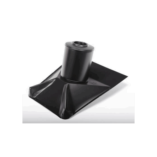 StormStop PRO BOOT (Quarrix) Pipe Boot, black kynar, 3+4 inch, Standard+ HIGH pitch