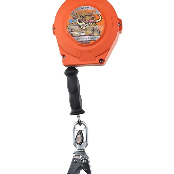 20’ Warthog Self-Retracting Lifeline with Carabiner, Steel Snap Hook, Snout and Tag Line